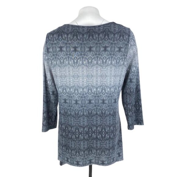 NWT Zac & Rachel Ombre Patterned Tunic Sz Large - Picture 5 of 5